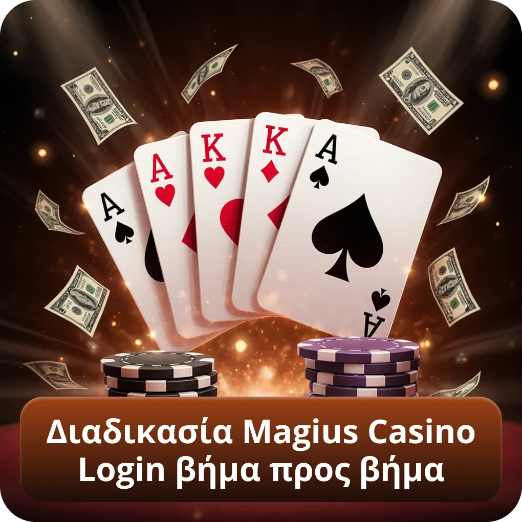 Διαδικασία σύνδεσης Magius Casino βήμα προς βήμα